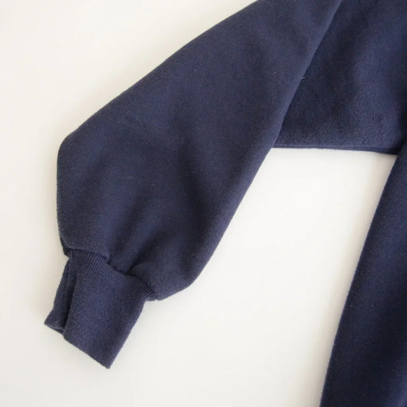 Vintage Jerzees Navy Mothers Are  Special Lace Detail Crewneck Sweater XXL - Picture 8 of 10